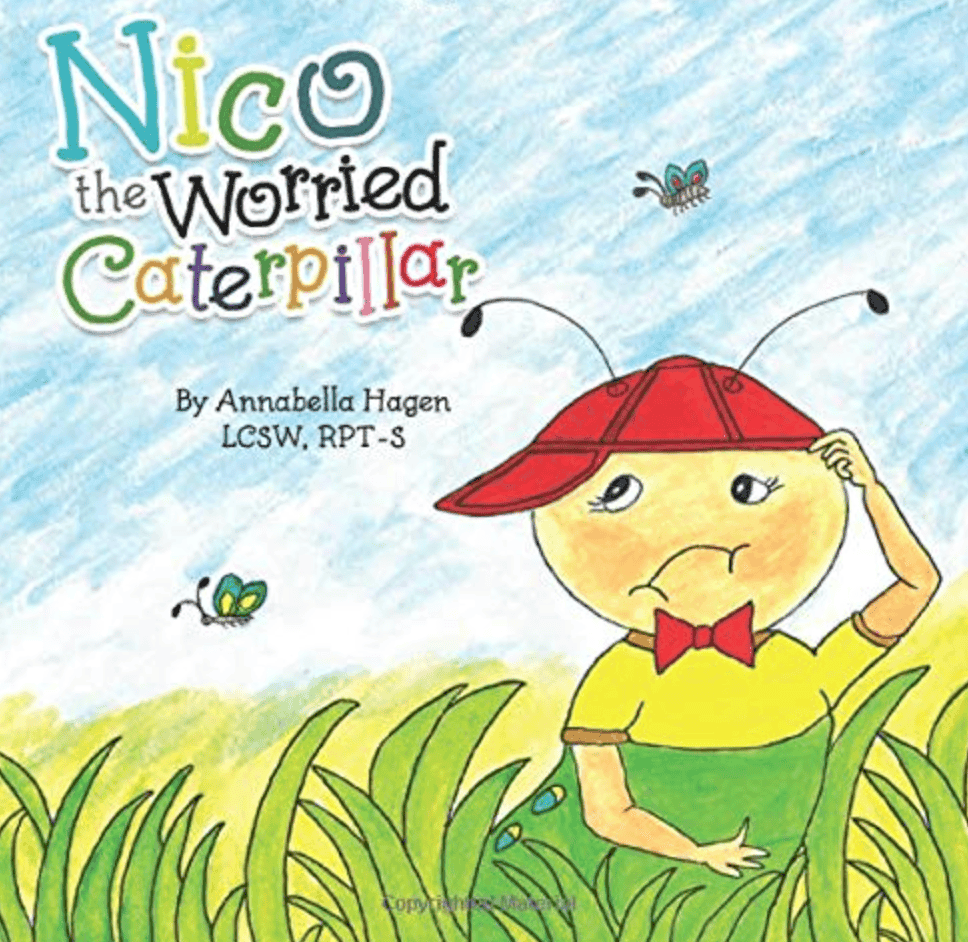 Nico the Worried Caterpillar book cover.