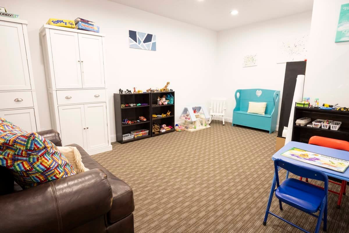 Mindset Family Therapy office play therapy room